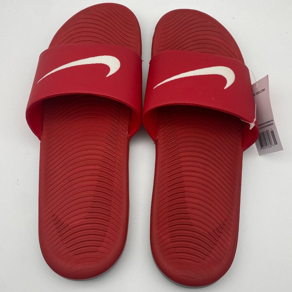 NIKE KAWA SLIDE RED # 832646 610 US MEN'S SIZE 14